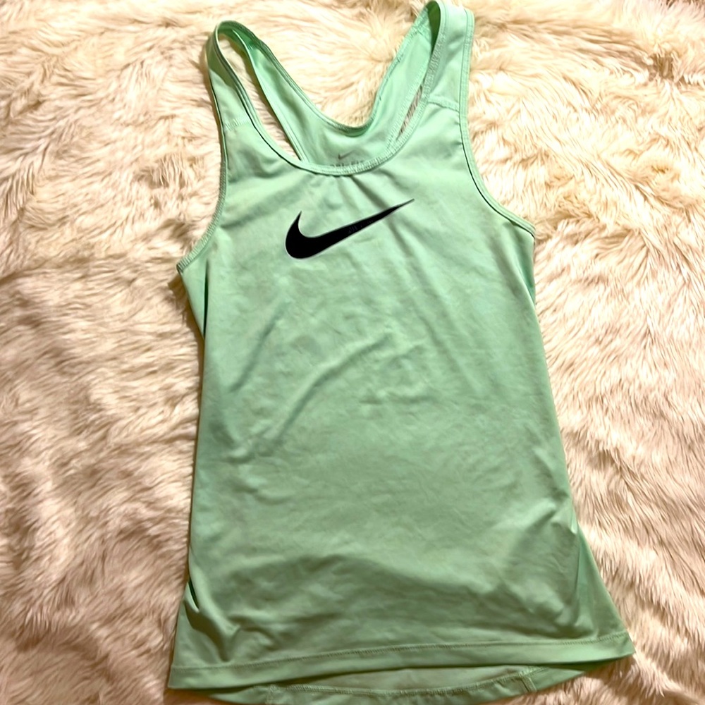Nike Dri-Fit Tank Top, Light Green, XS
